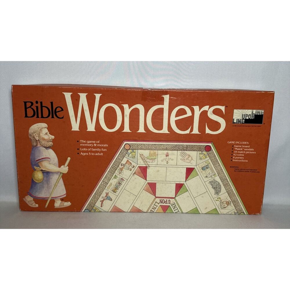 Bible Wonders Board Game - Vintage ages 5-adult